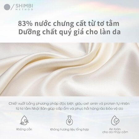 Nước Dưỡng Shimbi Method Derma Lotion Silk Water 83% Cấp Ẩm Da 120ml