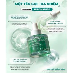 Serum LUVUM Green Citrus Vitamin C Dưỡng Trắng 30ml