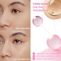 Phấn nước Judydoll Fresh matte Mịn Lì, Che Phủ Cao - 01 Light