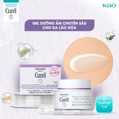Kem Dưỡng Ẩm Chuyên Sâu Dạng Gel Dành Cho Da Lão Hóa Curél Aging Care Series Moisture Facial Gel Cream 40g