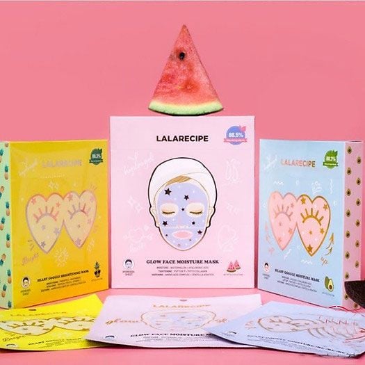 Mặt nạ mắt Lalarecipe Heart Goggle Brightening Mask 7 g