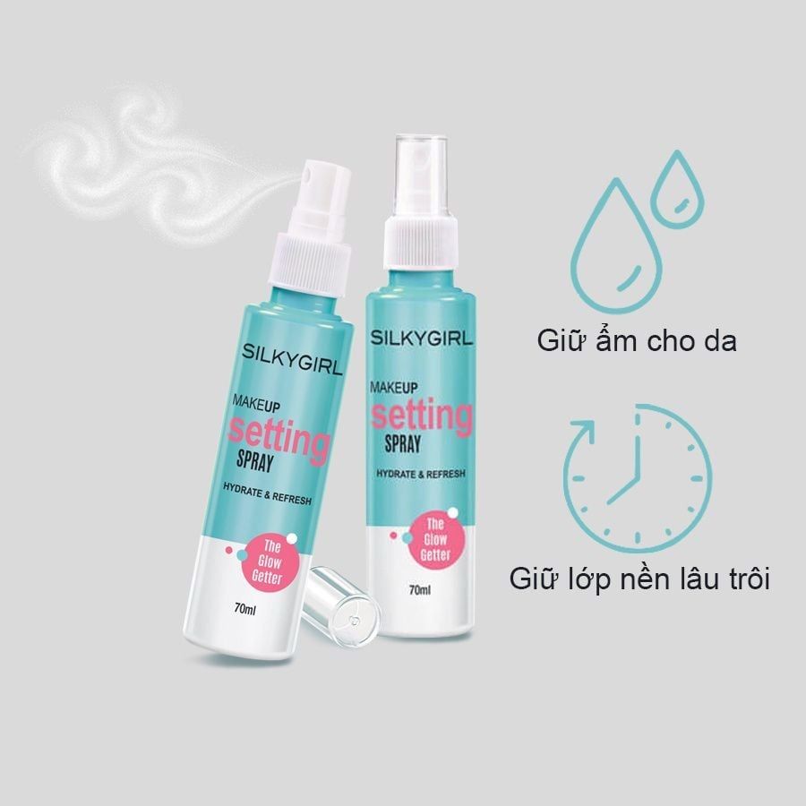 Xịt khoá nền Silkygirl Setting Spray 70ml