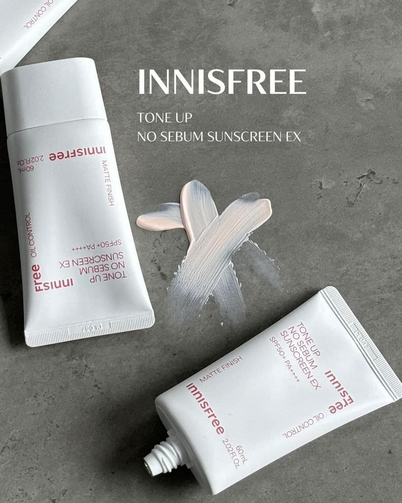 Kem chống nắng Innisfree tone up no sebum 60ml