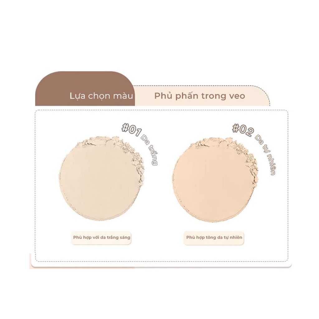 Phấn Nền Judydoll Soft & Velvet Matte Kiềm Dầu Màu 01