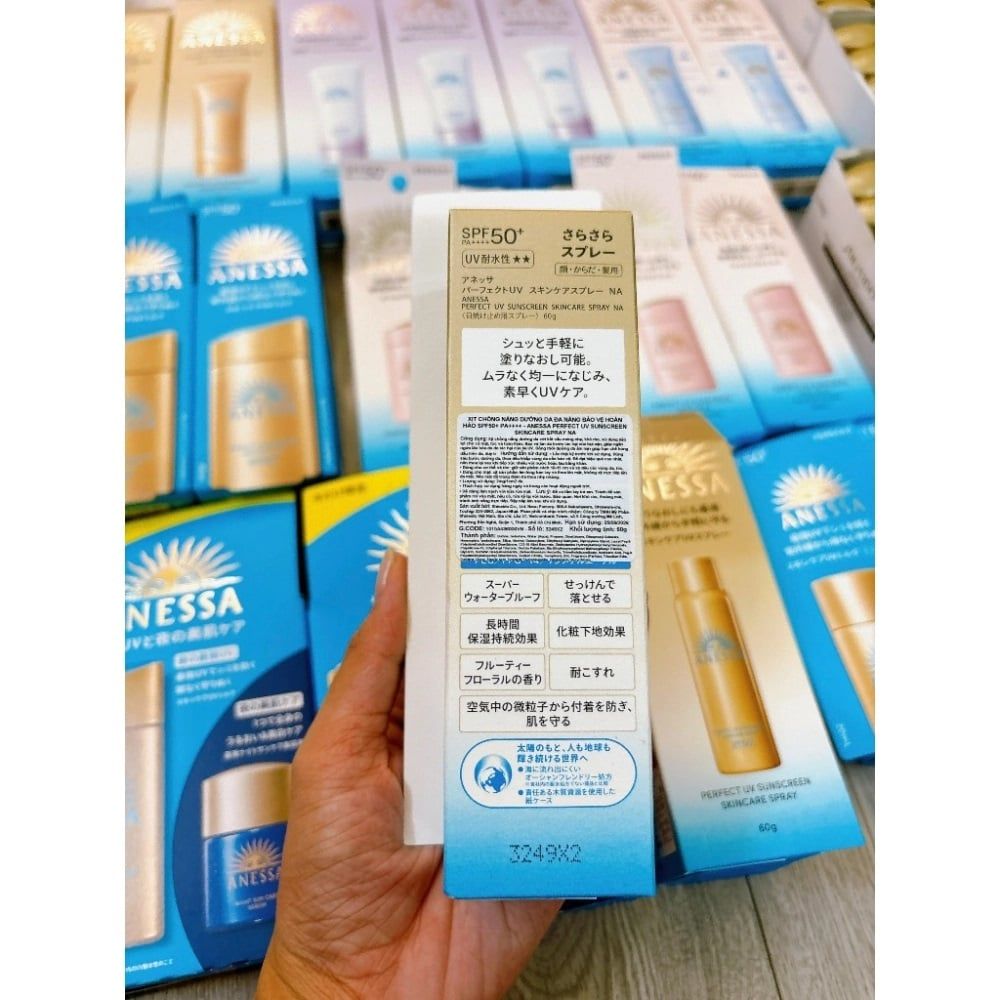 Xịt chống nắng Anessa Perfect UV Spray 60gr