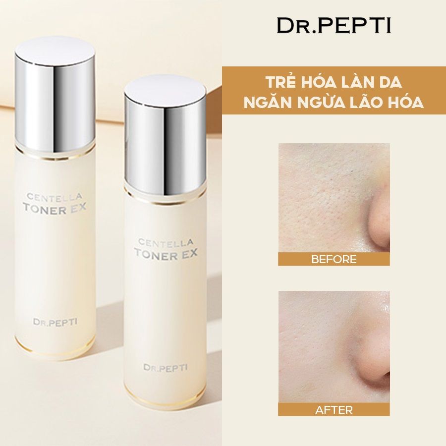 Nước Hoa Hồng Dr.Pepti Centella Toner EX 180ml