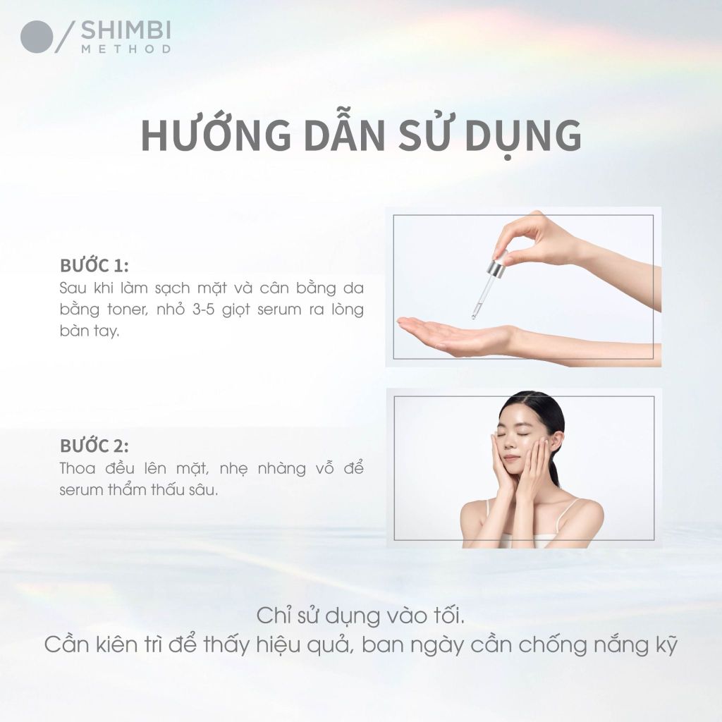 Serum Shimbi Method Dưỡng Sáng, Đều Màu 30ml