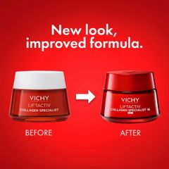 Kem dưỡng ngày Vichy cải thiện lão hoá Vichy Liftactiv Collagen Specialist Day 50ml