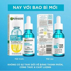 Tinh Chất Cho Da Dầu Mụn Garnier Bright Complete Anti-Acnes Booster Serum