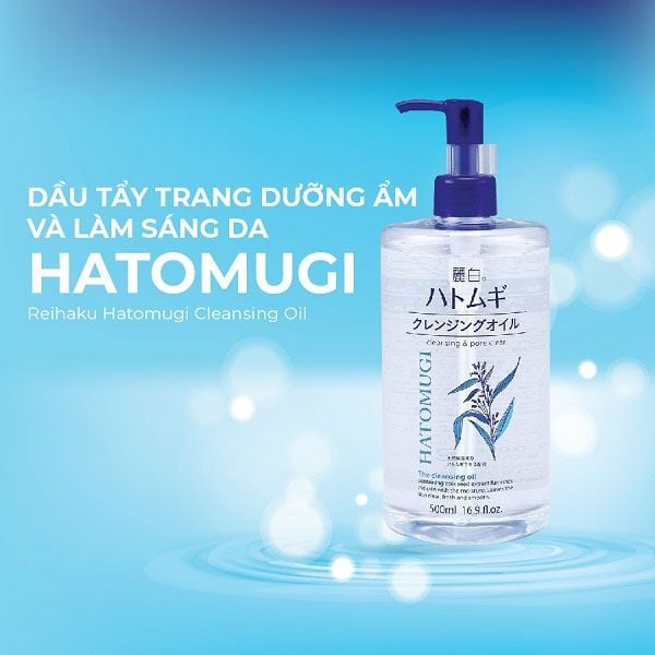 Dầu tẩy Trang Hatomugi 500ml