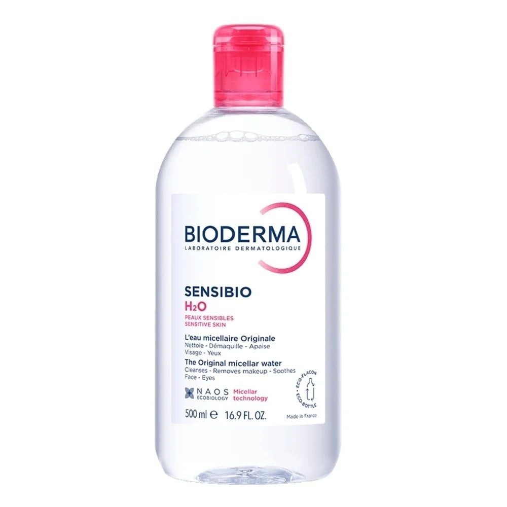Nước tẩy trang Bioderma sensibio H2O nắp hồng cho da thường, da khô (100ml-250ml-500ml)
