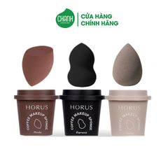Mút Trang Điểm Horus Coffee Make Up Sponge