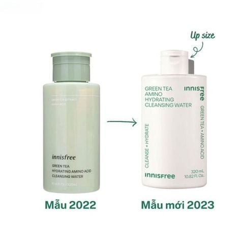 Nước tẩy trang Innisfree Green Tea amino water 320ml
