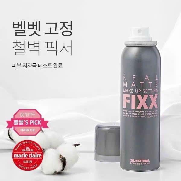 Xịt Makeup So Natural Fixx Real Matte 75ml