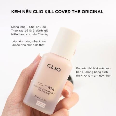 Kem Nền Clio Kill Cover Founwear Foundation The Original