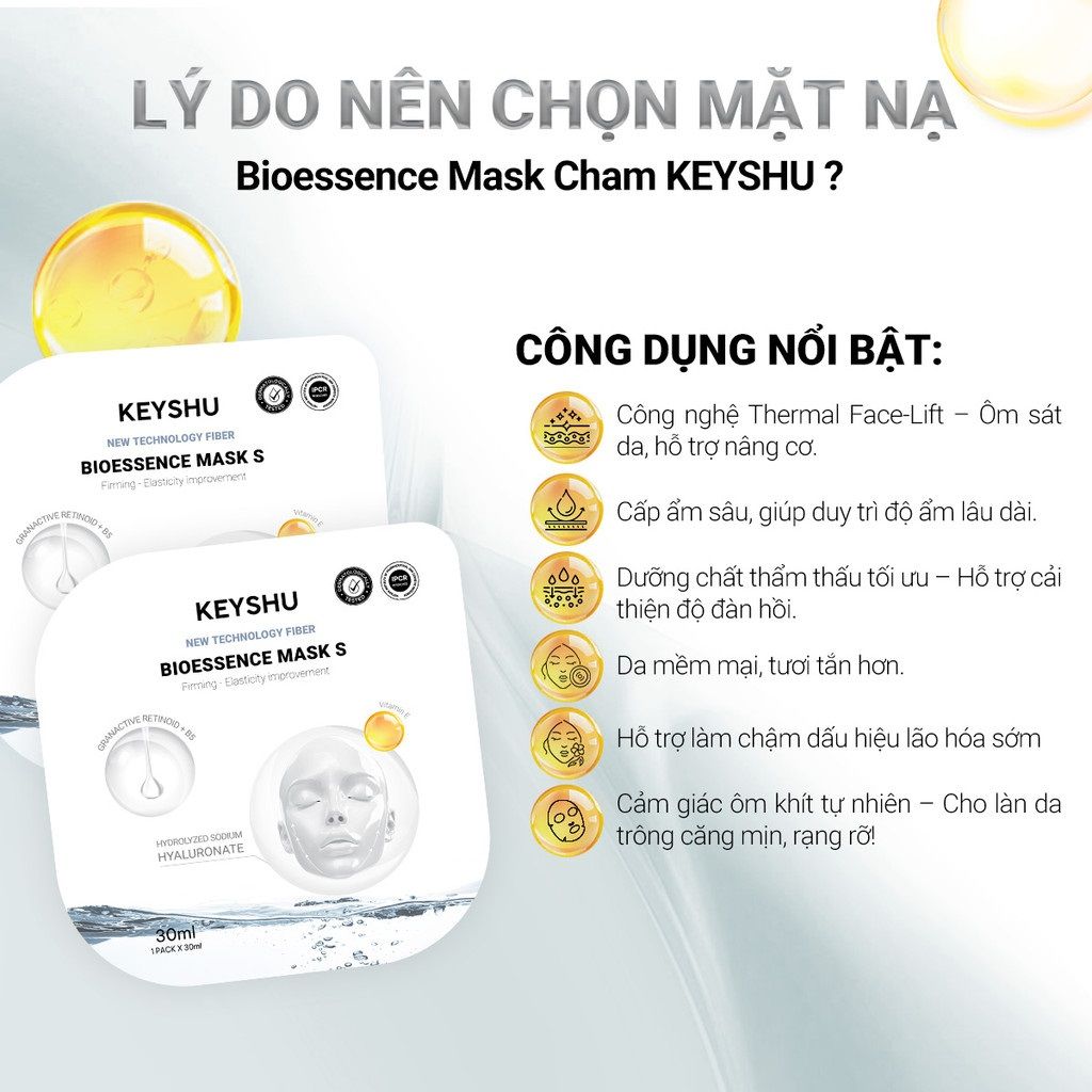 Mặt nạ keyshu Bioessence Mask