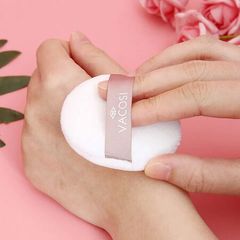Bông phấn khô Vacosi BP19 tròn nhỏ 1 cái
