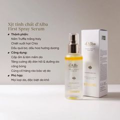 Xịt dưỡng căng bóng da D'Alba first spray serum 100ml