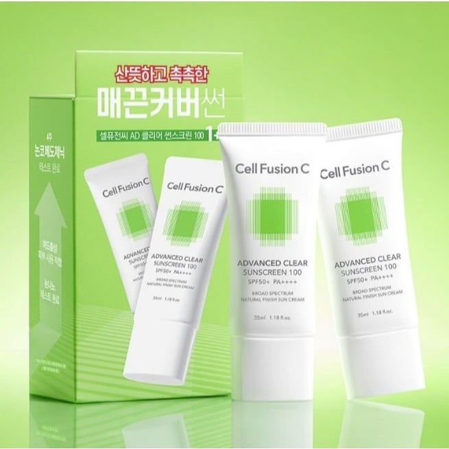 Combo Kem chống nắng Cell Fusion C Sunscreen 100 SPF 50+/PA+++ (Special Set 35ml x 2)