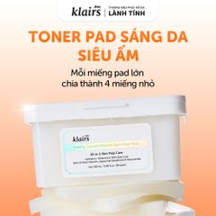 Mặt nạ dưỡng da Dear Klairs freshly juiced vitamin skin Prep pads