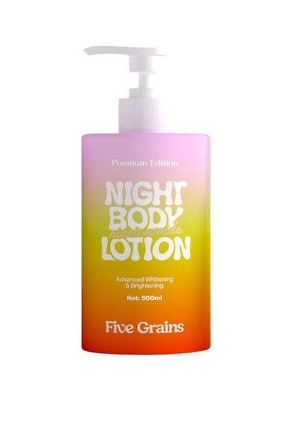 Sữa Dưỡng Thể Five Grains Niacinamide Night Body Lotion Ban Đêm 500ml