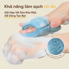 Set 3 Mút Rửa Mặt Amortals Chiếc Dép Nhỏ Vàng