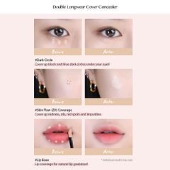 Che khuyết điểm Peripera Double longwear cover concealer