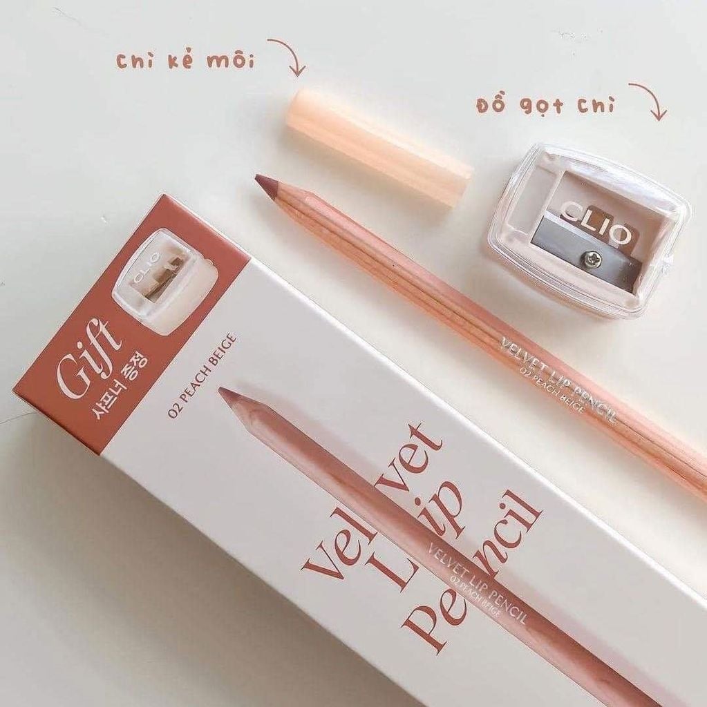 Chì kẻ Viền Môi Clio Velvet Lip Pencil