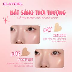 Phấn Bắt Sáng Silkygirl 3D Highlighter 01 Starlight