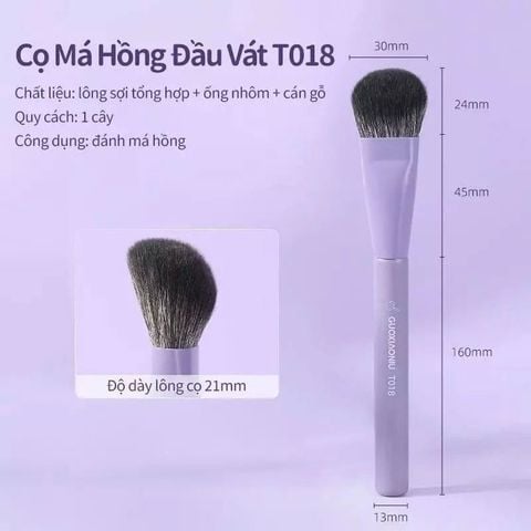 Cọ Má Hồng Guoxiaoniu Bunny Sloped Blush Brush T018
