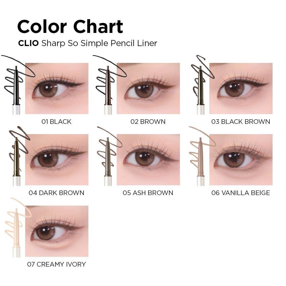 Chì Kẻ Mắt CLIO Sharp So Simple Waterproof Pencil Liner