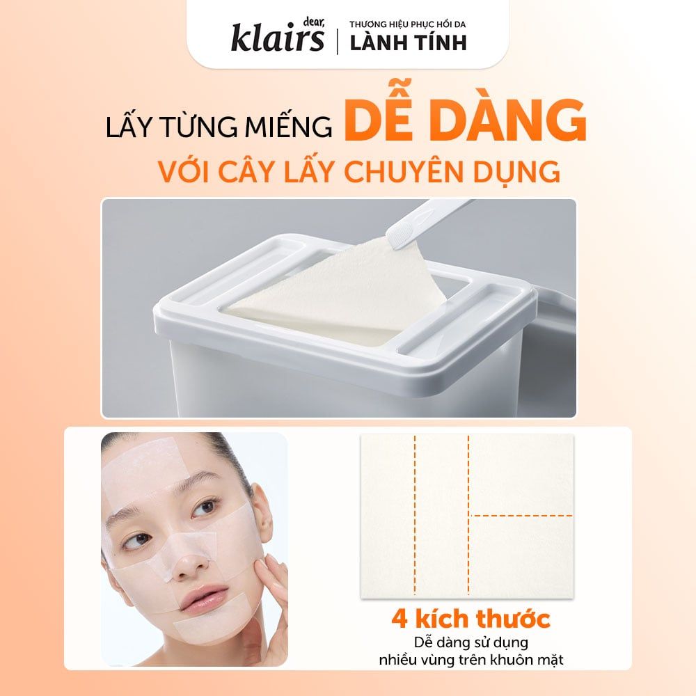 Mặt nạ dưỡng da Dear Klairs freshly juiced vitamin skin Prep pads