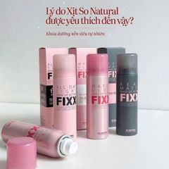 Xịt Makeup So Natural Fixx Water Glow 75ml