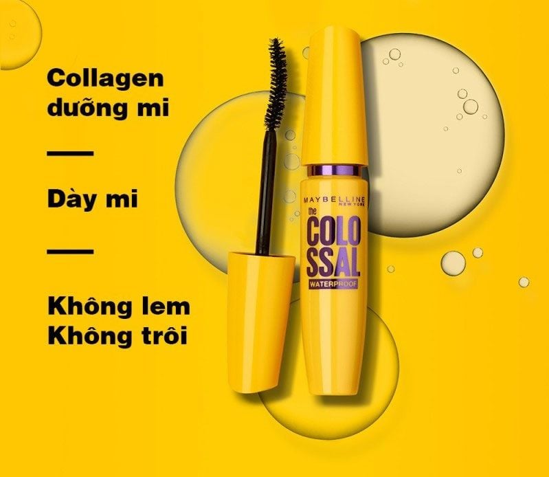 Mascara Maybelline Colossal Waterproof Black