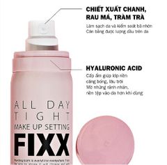 Xịt Makeup SO Natural fixx all day tight