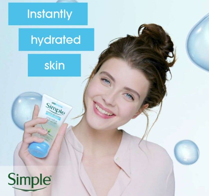 Sữa Rửa Mặt Simple Dưỡng Ẩm Micellar Gel Wash 150ml