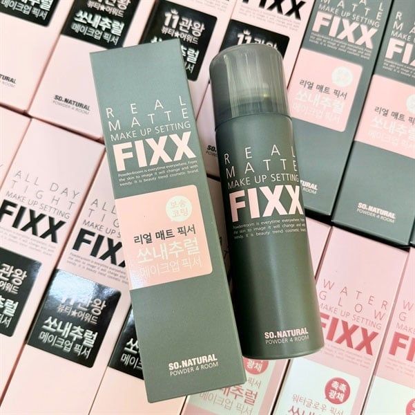 Xịt Makeup So Natural Fixx Real Matte 75ml