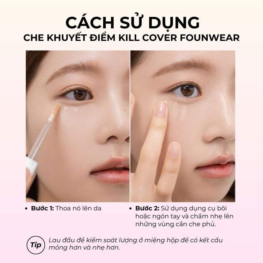 Che Khuyết Điểm Clio Kill Cover Founwear Concealer