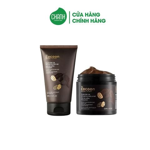 Combo Tẩy da chết mặt + Body Cocoon cà phê Đắk Lắk 150ml