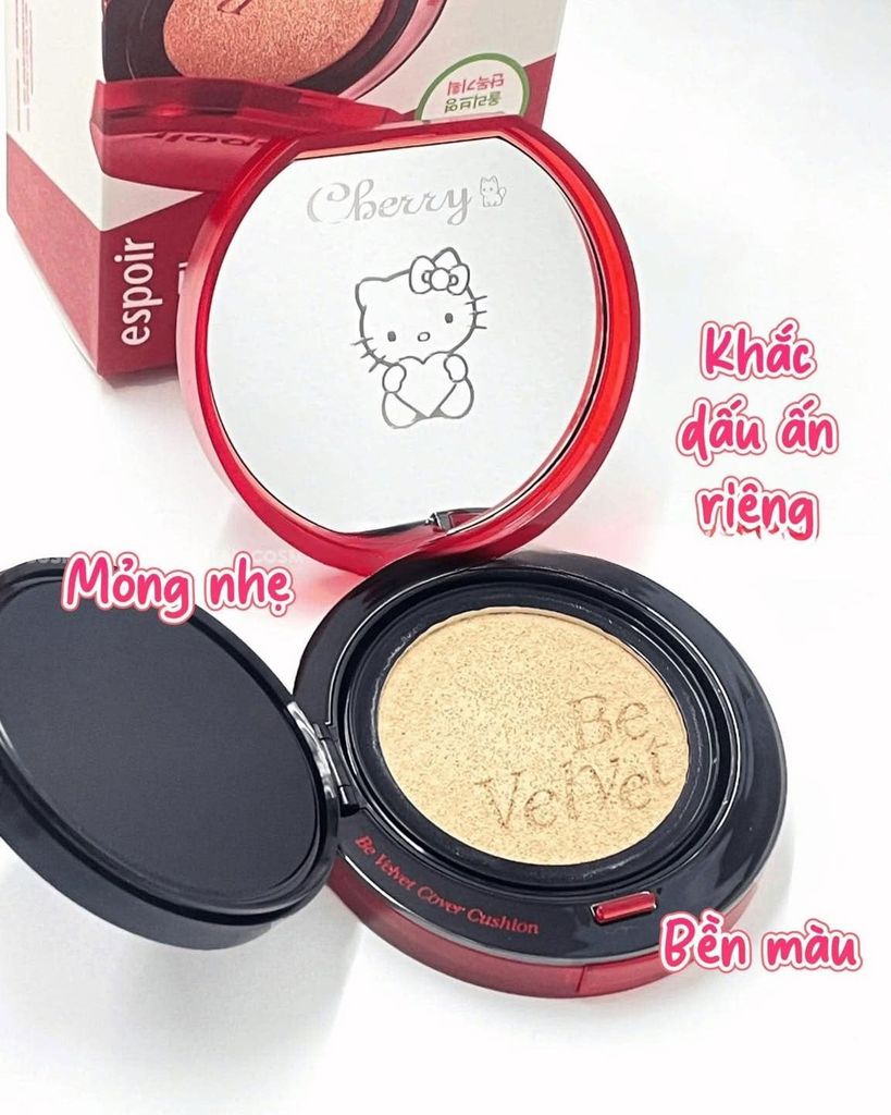 Phấn Nước Che Phủ Espoir Be Velvet Cover Cushion SPF42 PA++ 13gr