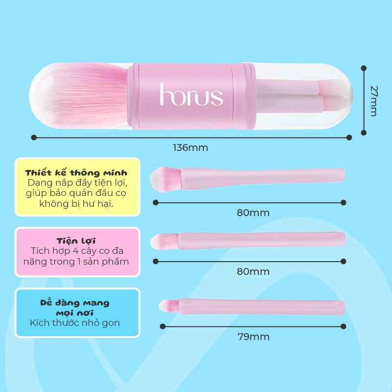 Bộ cọ Horus Mini Brush Set