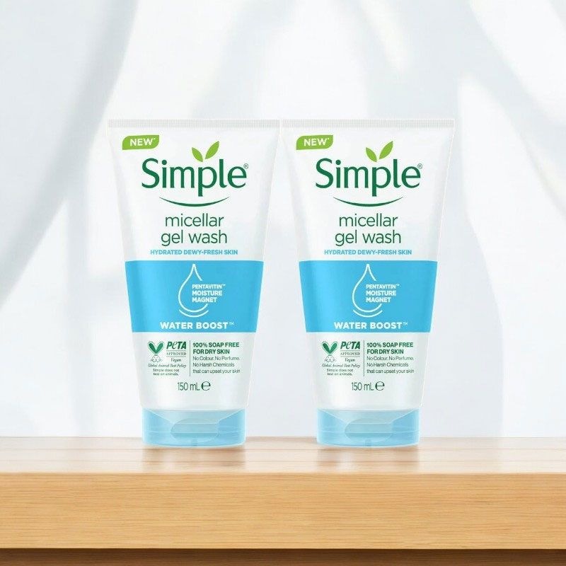 Sữa Rửa Mặt Simple Dưỡng Ẩm Micellar Gel Wash 150ml