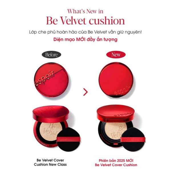 Phấn nước Espoir Be Velvet Cover Cushion SPF42 PA++ 13g