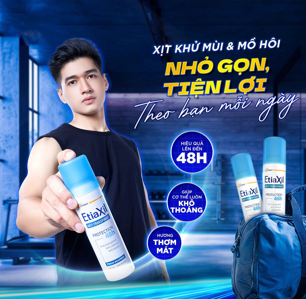Xịt khử mùi nách Etiaxil hàng ngày 150ml