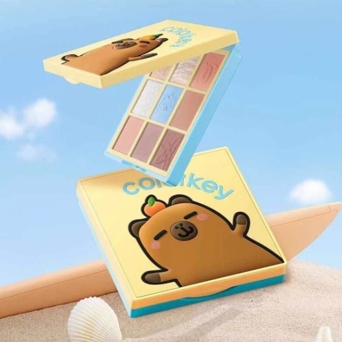 Bảng Phấn Mắt 9 Ô Colorkey Orange Capybara Nine Shades Eyeshadow