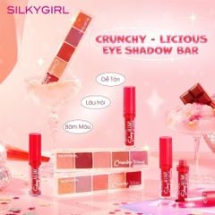 Bảng Phấn Mắt Silkygirl 5 Màu Crunchy Licious