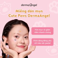 Miếng Dán Mụn Derma Angel Cute Paws 12 Miếng