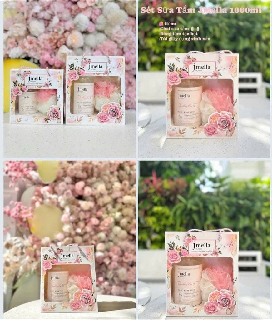 Sét Sữa Tắm Jmella No.2 Body Wash Dưỡng Ẩm Hương Nước Hoa
