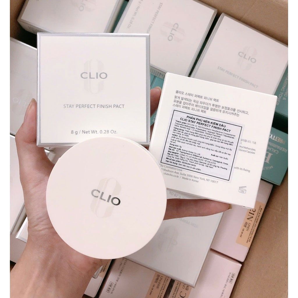 Phấn Phủ Clio Stay Perfect Finish Pact 8g