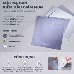 Mặt Nạ Bùn Luvum Pore Reset Mud Mask